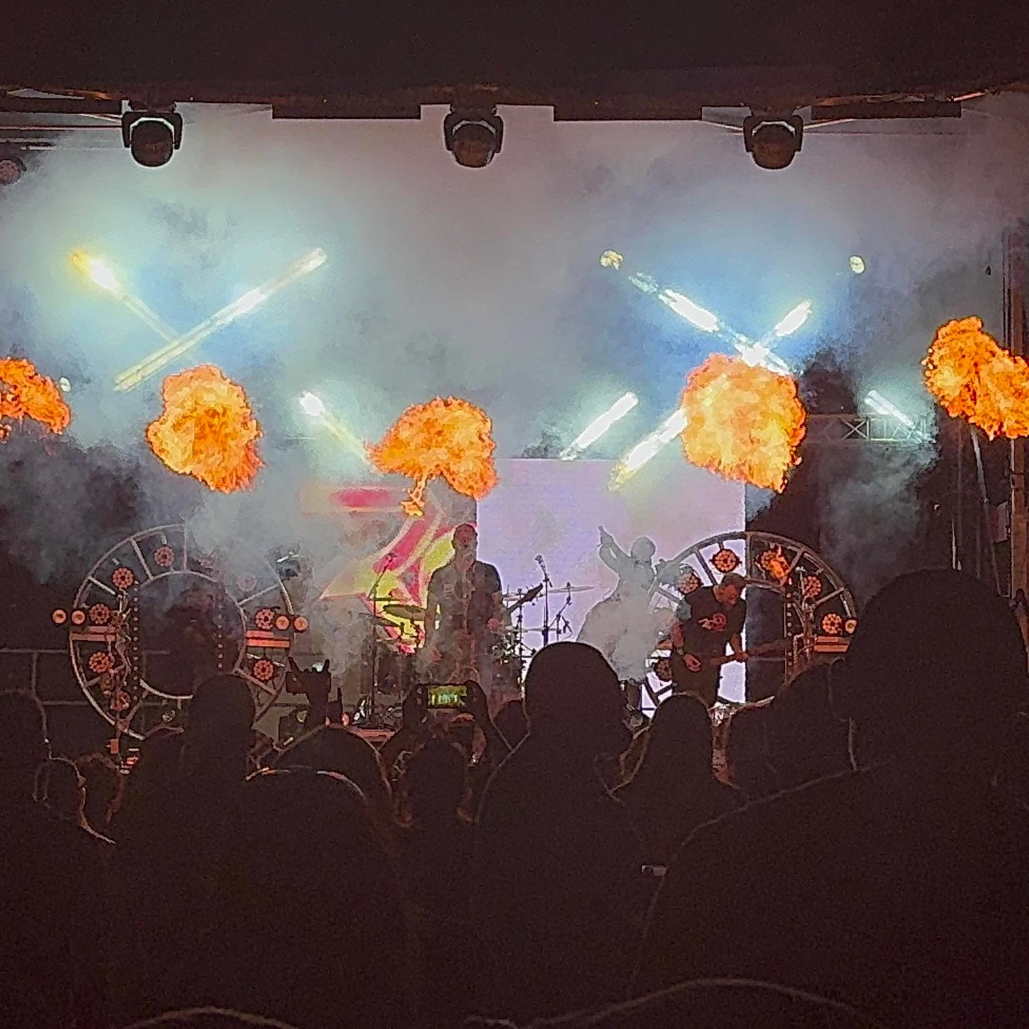 Concert fire effects